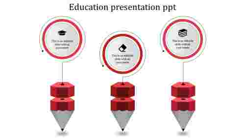 education presentation ppt-education presentation ppt-3-red